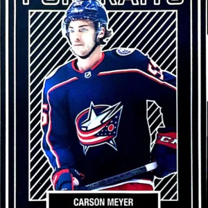 Carson Meyer 2022-23 Upper Deck Series 2 Hockey UD Portraits - Rookies #P-59