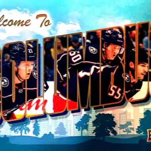 Columbus Blue Jackets 2022-23 Upper Deck Series 2 Hockey Welcome To #WT-9