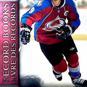 Joe Sakic 2023 Upper Deck Tim Hortons Legends Hockey Record Books Checklist #RB13