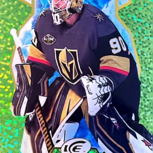 Robin Lehner 2021-22 Upper Deck ICE Hockey Green Parallel #44