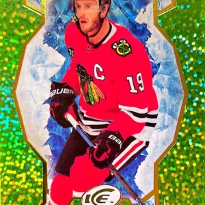 Jonathan Toews 2021-22 Upper Deck ICE Hockey Green Parallel #64