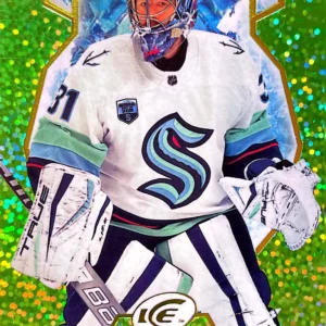 Philipp Grubauer 2021-22 Upper Deck ICE Hockey Green Parallel #80