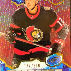 Shane Pinto 2021-22 Upper Deck ICE Hockey Red Parallel - Ice Premieres #228 /399