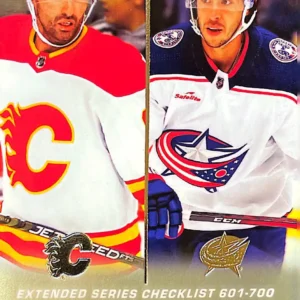Nazem Kadri/Johnny Gaudreau CL 2022-23 Upper Deck Extended Series Hockey Base Set - Checklist #700
