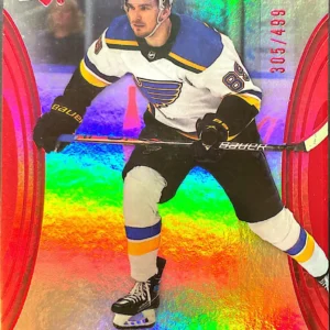 Pavel Buchnevich 2022-23 Upper Deck Trilogy Hockey Red Parallel - Common #12 /499