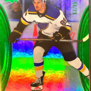 Pavel Buchnevich 2022-23 Upper Deck Trilogy Hockey Green Parallel - Common #12 /99