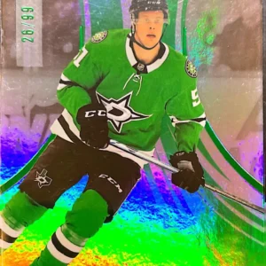 Fredrik Karlstrom 2022-23 Upper Deck Trilogy Hockey Green Parallel - Common Rookie #134 /99