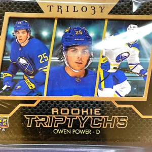 Owen Power 2022-23 Upper Deck Trilogy Hockey Rookie Triptychs #RT-OP