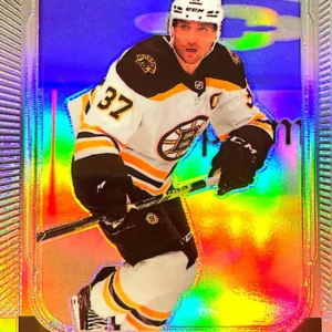 Patrice Bergeron 2021-22 O-Pee-Chee Platinum Hockey Rainbow Parallel #191