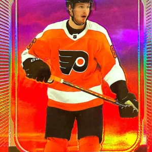 Joel Farabee 2021-22 O-Pee-Chee Platinum Hockey Sunset Parallel #43