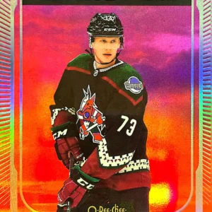 Jan Jenik 2021-22 O-Pee-Chee Platinum Hockey Sunset Parallel - Marquee Rookies #234
