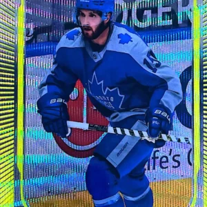 Alex Kerfoot 2021-22 O-Pee-Chee Platinum Hockey Neon Yellow Surge Parallel #60