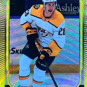 Eeli Tolvanen 2021-22 O-Pee-Chee Platinum Hockey Neon Yellow Surge Parallel #150