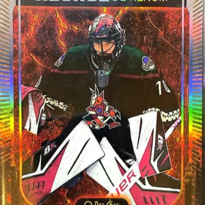 Karel Vejmelka 2021-22 O-Pee-Chee Platinum Hockey Hot Magma Parallel - Marquee Rookies #281 /499