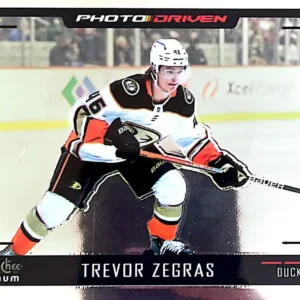 Trevor Zegras 2021-22 O-Pee-Chee Platinum Hockey Photo Driven #PD-12