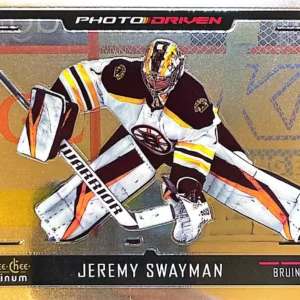 Jeremy Swayman 2021-22 O-Pee-Chee Platinum Hockey Photo Driven #PD-15
