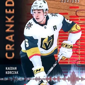 Kaedan Korczak 2022-23 Upper Deck Synergy Hockey Cranked Up Red Parallel #CU-KO /399