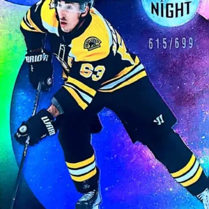 Brad Marchand 2022-23 Upper Deck Synergy Hockey Light Up the Night Neon Yellow Parallel #LN-BM /699