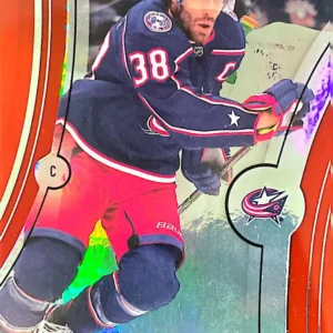 Boone Jenner 2021-22 Upper Deck Synergy Hockey Red Parallel #33