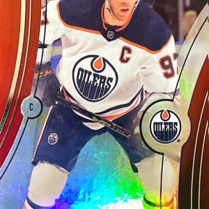 Connor McDavid 2021-22 Upper Deck Synergy Hockey Red Codes Parallel #22