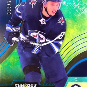 Cole Perfetti 2021-22 Upper Deck Synergy Hockey Exceptional Futures Blue Parallel #EF-CP /299