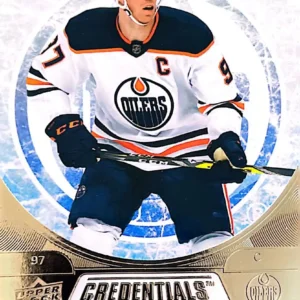 Connor McDavid 2021-22 Upper Deck Credentials Hockey Base Set #1