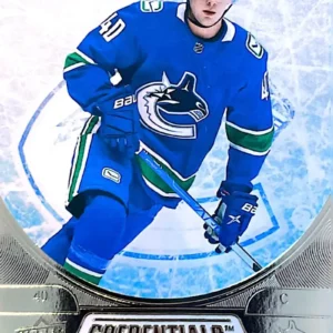 Elias Pettersson 2021-22 Upper Deck Credentials Hockey Base Set #10