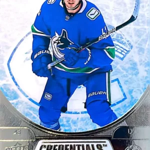 Quinn Hughes 2021-22 Upper Deck Credentials Hockey Base Set #48
