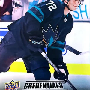 William Eklund 2021-22 Upper Deck Credentials Hockey Rookie Arrivals #RA-12