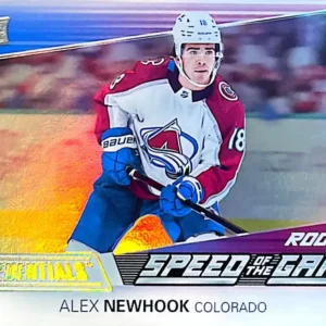 Alex Newhook 2021-22 Upper Deck Credentials Hockey Speed of the Game Rookies #SGR5