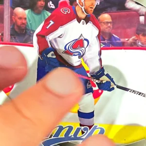 Devon Toews 2023-24 Upper Deck MVP Hockey Ice Battles Parallel #171