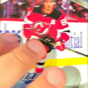 Jack Hughes 2023-24 Upper Deck MVP Hockey Ice Battles Parallel #176