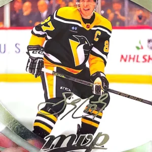 Sidney Crosby 2023-24 Upper Deck MVP Hockey Silver Script Parallel #31