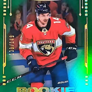Grigori Denisenko 2021-22 Upper Deck Stature Hockey Green Parallel - Rookies #119 /149