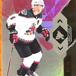 Clayton Keller 2022-23 Upper Deck Black Diamond Hockey Red Parallel #BDB-CK /75