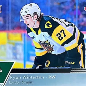Ryan Winterton 2022-23 Upper Deck CHL Hockey Base Set #89