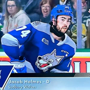 Jacob Holmes 2022-23 Upper Deck CHL Hockey Base Set #240