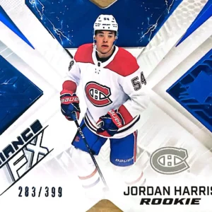 Jordan Harris 2022-23 Upper Deck SPx Hockey Radiance FX Blue Parallel #RFX-66 /399