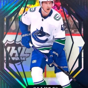 Elias Pettersson 2022-23 Upper Deck Allure Hockey Black Rainbow Parallel #28