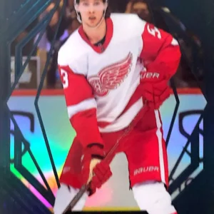 Moritz Seider 2022-23 Upper Deck Allure Hockey Black Rainbow Parallel #58
