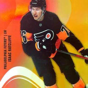 Isaac Ratcliffe 2022-23 Upper Deck Allure Hockey Color Flow Red-Orange #SF-26