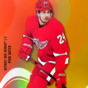 Pius Suter 2022-23 Upper Deck Allure Hockey Color Flow Red-Orange #SF-46