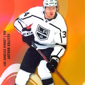 Arthur Kaliyev 2022-23 Upper Deck Allure Hockey Color Flow Red-Orange #SF-92