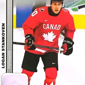 Logan Stankoven 2023 Upper Deck Team Canada Juniors Hockey Base Set - Men's - U-20 #6