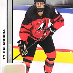 Ty Halaburda 2023 Upper Deck Team Canada Juniors Hockey Base Set - Men's U-18 #21