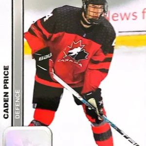 Caden Price 2023 Upper Deck Team Canada Juniors Hockey Base Set - Men's U-18 #32