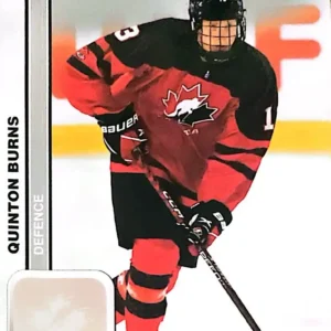 Quinton Burns 2023 Upper Deck Team Canada Juniors Hockey Base Set - Men's U-18 #35