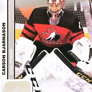 Carson Bjarnason 2023 Upper Deck Team Canada Juniors Hockey Base Set - Men's U-18 #39