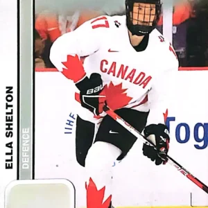 Ella Shelton 2023 Upper Deck Team Canada Juniors Hockey Base Set - Women's WC #47