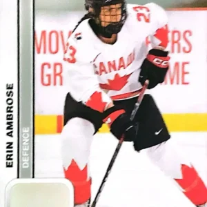 Erin Ambrose 2023 Upper Deck Team Canada Juniors Hockey Base Set - Women's WC #48